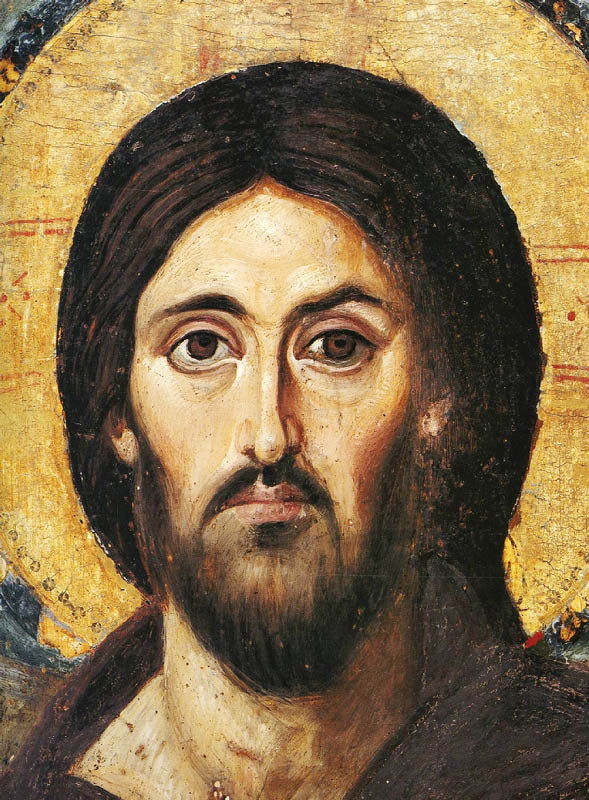 Christ the Savior from Sinai Detail