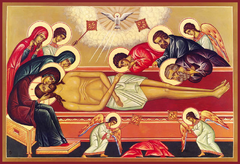 Entombment of Christ Winding Sheet (Plaschinitsa Epitaphios) Image