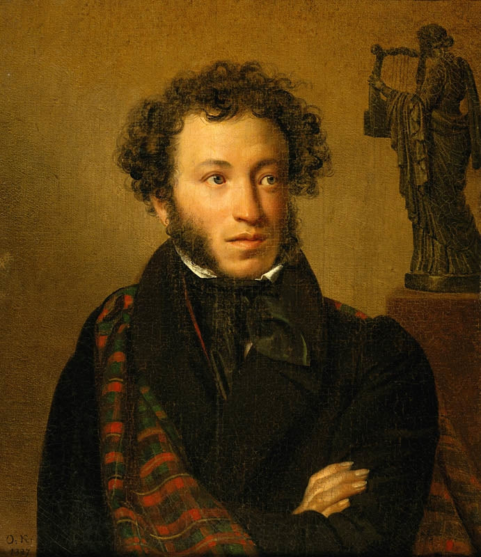 Portrait of AS Pushkin - Orest Kiprensky