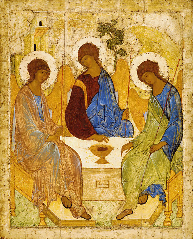 The Holy Trinity by Rublev