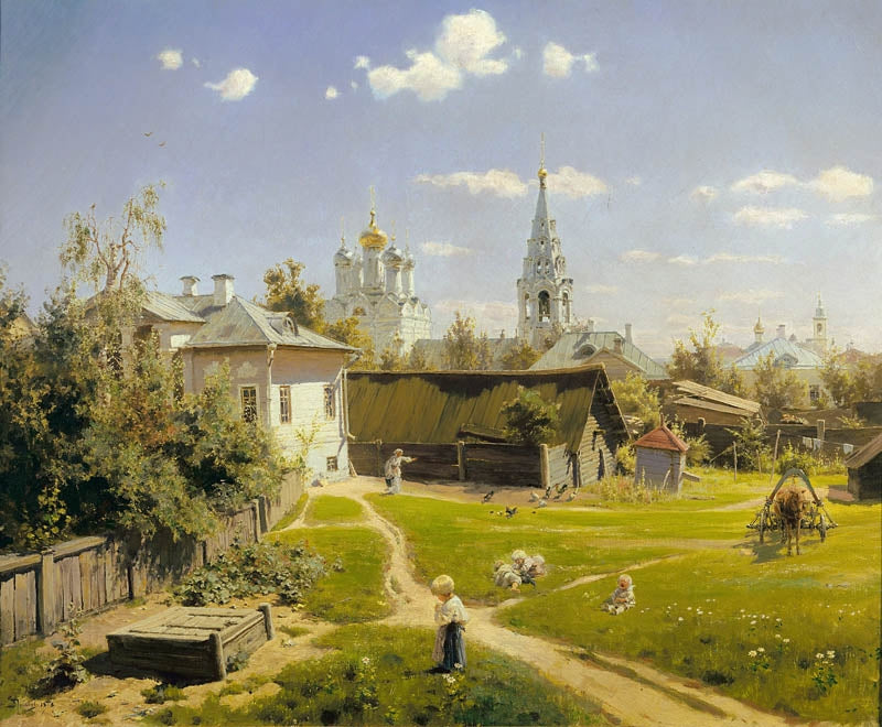 The Moscow Yard - Vasily Polenov